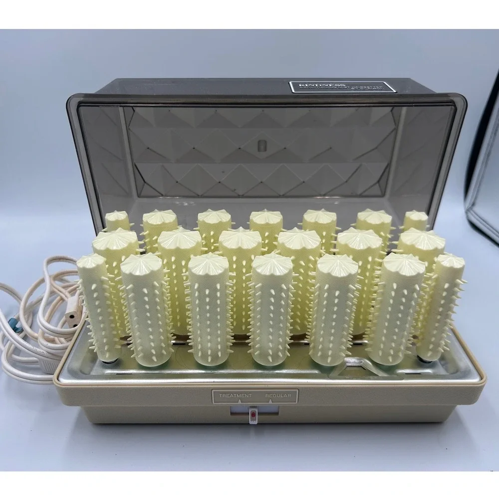 Vintage Clairol Kindness Custom Care Conditioning‎ Mist Hairsetter Hot Rollers